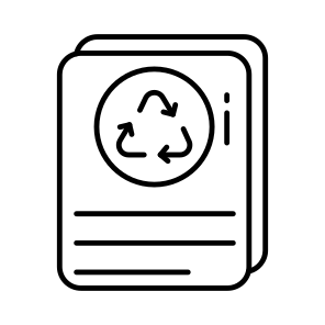 Paper Recycling, Paper Refresh, Paper Reload, Paper Reprocess, Paper Renewable icon