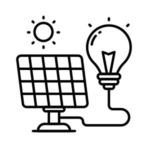 Solar Light, Bulb, Solar Bulb, Lightbulb, Illumination icon