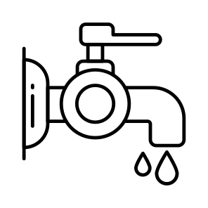 Water Tap, Faucet, Spigot, Plumbing, Turn On Water icon