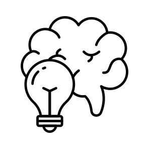 Creative Mind, Creative Brain, Innovative Mind, Brainstorming, Idea icon