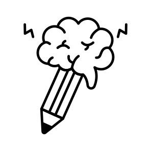 Creative Writing, Brain Writing, Mind Skill, Brain Skill, Creative Thinking icon