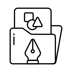 Design Folder, Document, Doc, Archive, Binder icon