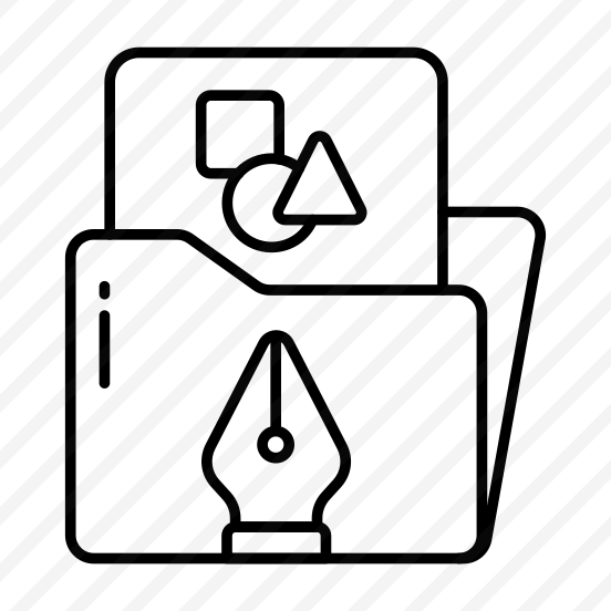 Design Folder, Document, Doc, Archive, Binder  preview