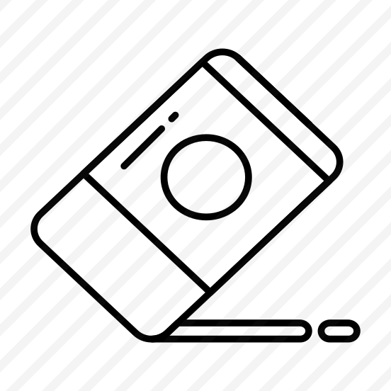 Eraser, Rubber, Stationery, School Supplies, Delete  preview