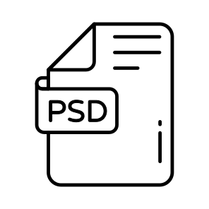 File Format, Filetype, File Extension, Document, Psd File icon