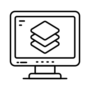 Layers, Stack, Stacked Papers, Stacked Files, Data icon