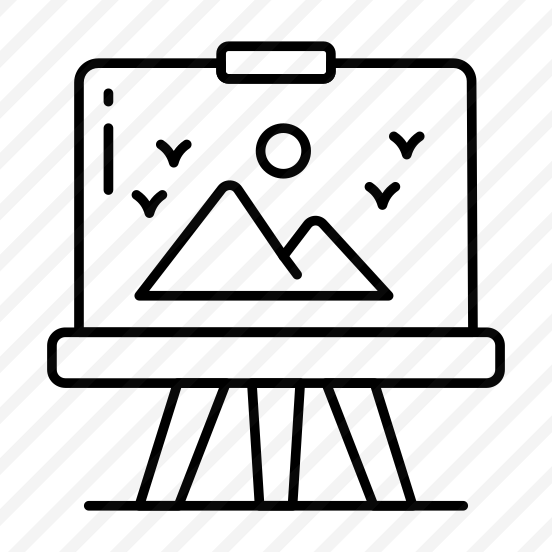 Painting, Canvas, Art, Easel Board, Landscape,  preview