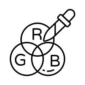 Rgb, Color Picking, Venn Diagram, Intersection, Cmyk icon