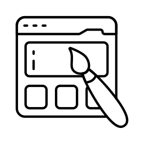 Web Design, Web Layout, Web Wireframe, Website Design, Web Template icon