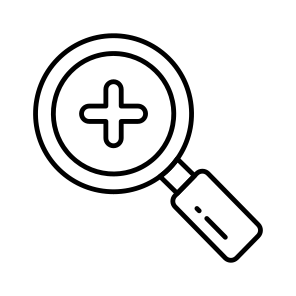 Zoom In, Magnifier, Magnifying Glass, Loupe, Exploration icon