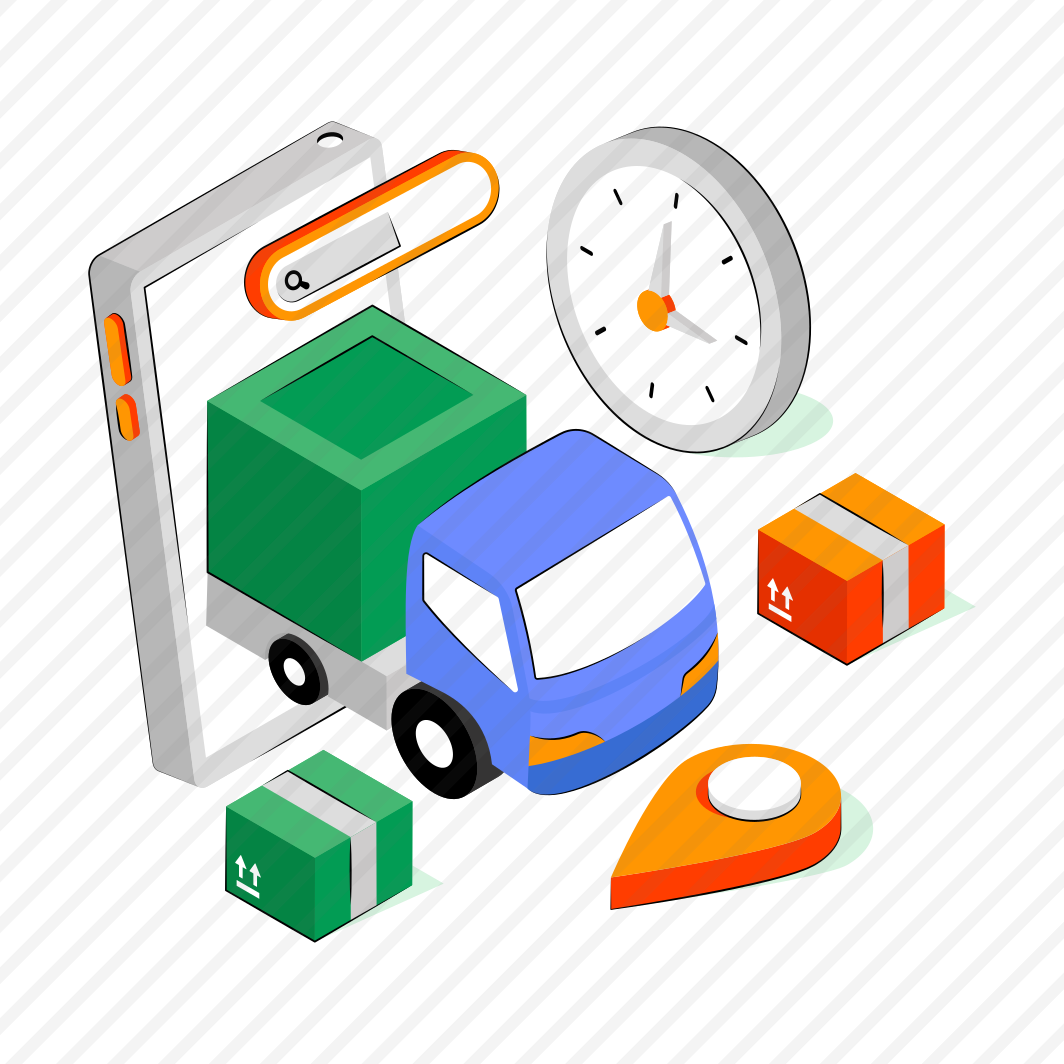 Cargo Van, Cargo Delivery, Road Freight, Shipment Time, Logistic Delivery preview