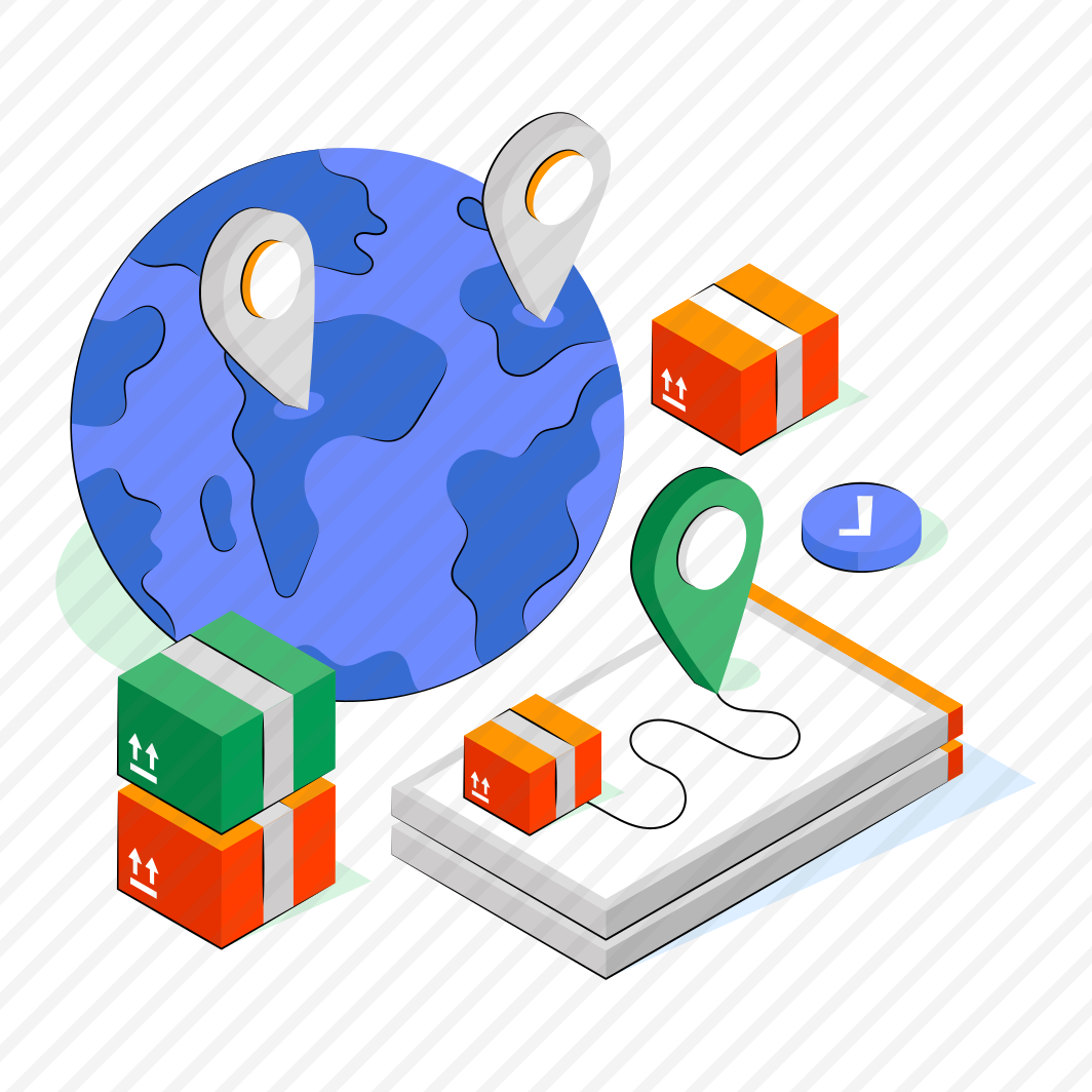 Mobile Parcel Tracking, Mobile Package, Online Package, Mobile Delivery, Phone Parcel preview