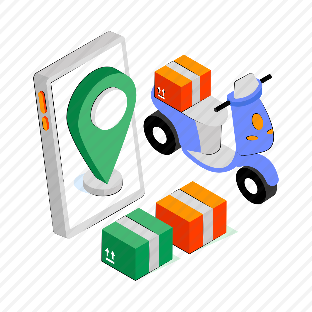 Scooter Delivery, Logistic Delivery, Bike Delivery, Scooter Cargo, Motorbike Delivery preview