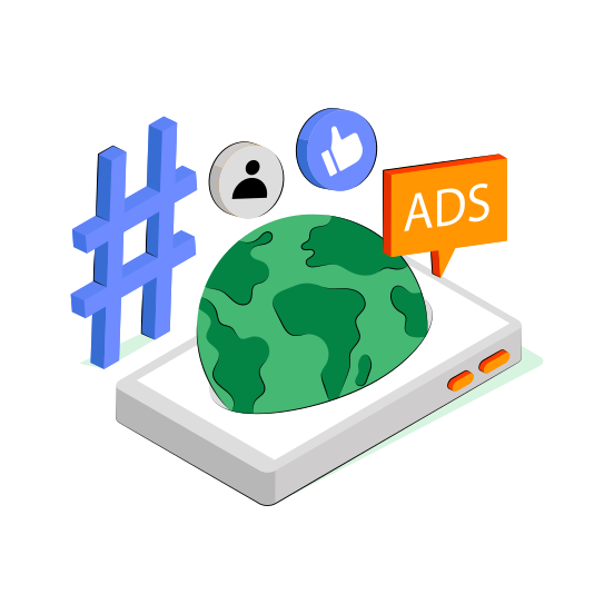 Global Ad Chat, Global Advertisement, International Ad, Worldwide Ad, Worldwide Advertisement  illustration