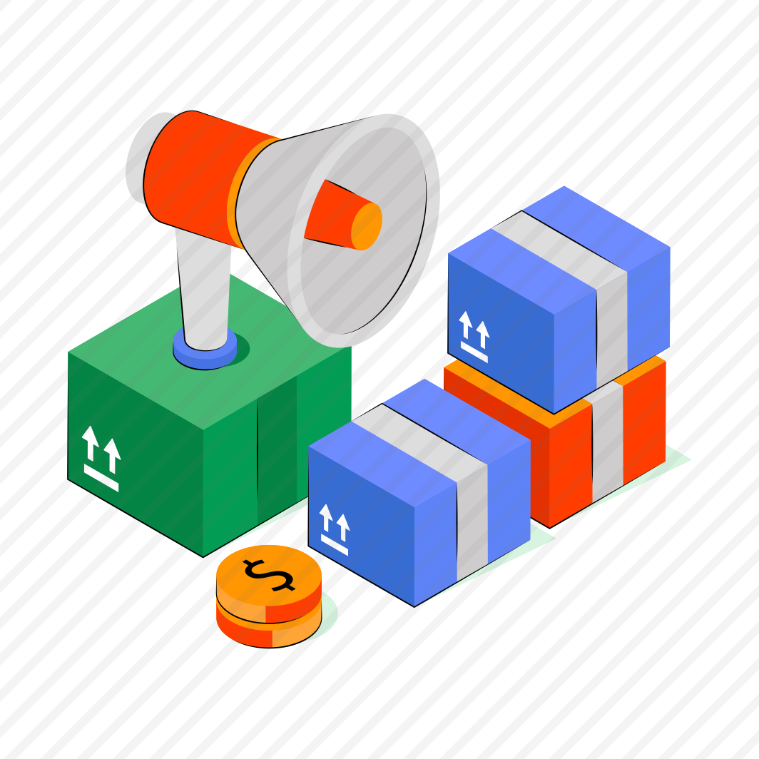 Logistic Marketing, Logistic Promotion, Logistic Publicity, Logistic Campaign, Delivery Announcement  preview