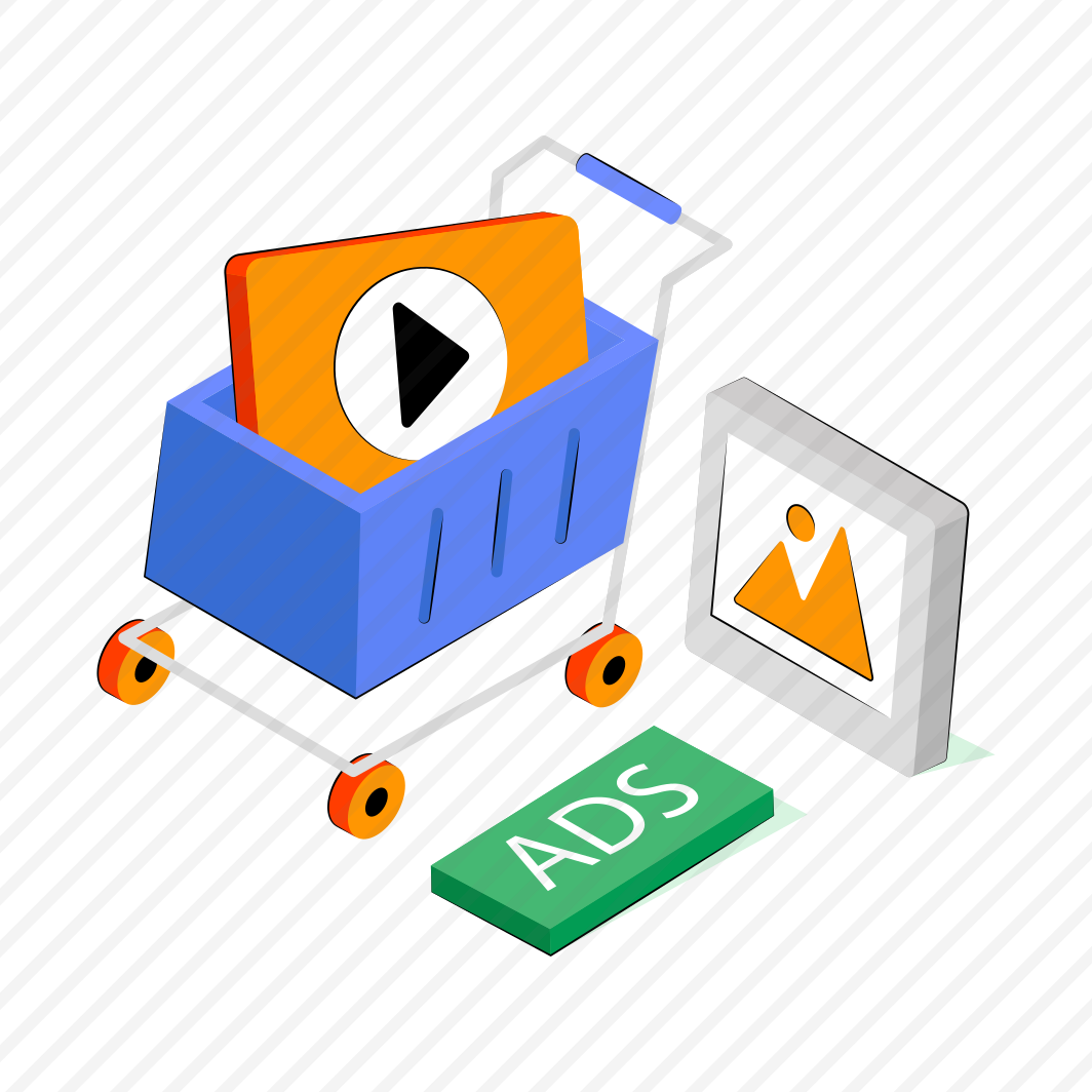 Shopping Video Ad, Online Ad, Video Streaming, Multimedia, Video Advertising  preview