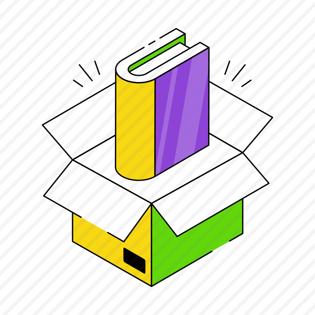 Book Package, Book Parcel, Book Carton, Book Box, Booklet  preview