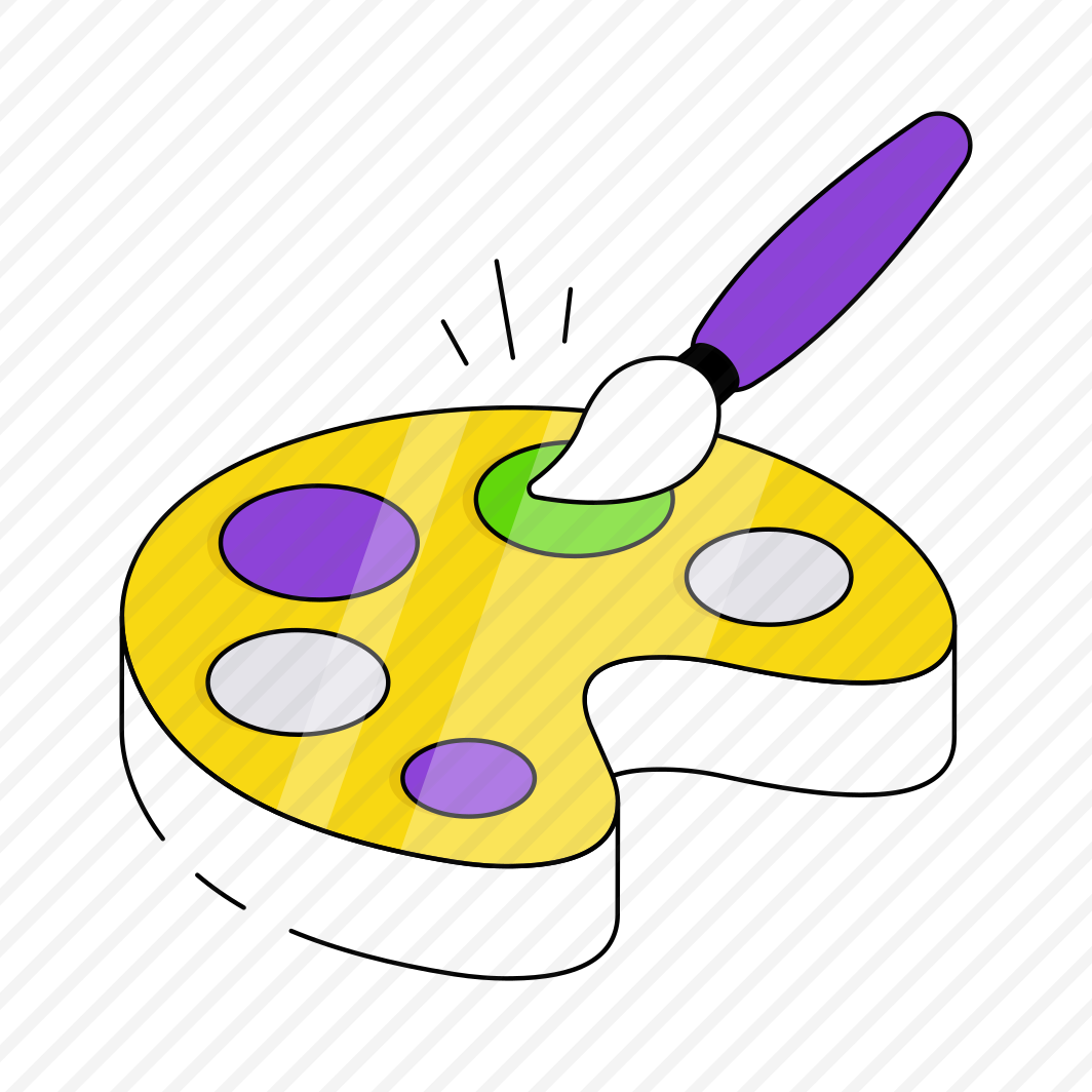 Color Palette, Paint Palette, Art Palette, Artistic, Paint Brush preview