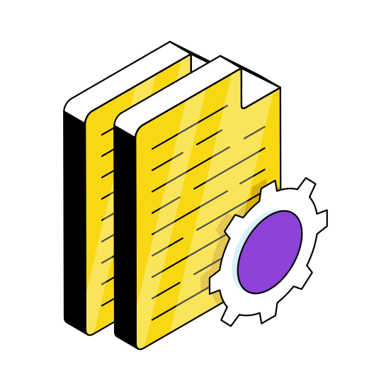 File Setting, File Management, File Development, File Configuration, File Config,  illustration