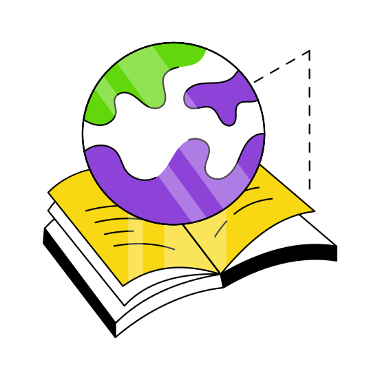Global Education, Global Learning, Global Diploma, Global Degree, Global Study; illustration