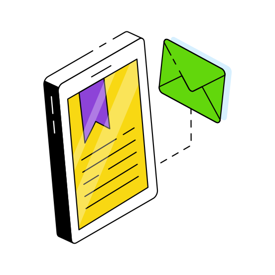 Mobile Mail, Email, Correspondence, Letter, Envelope  illustration