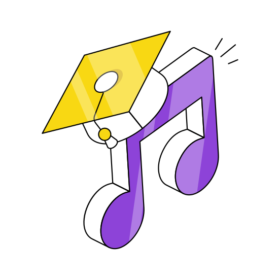 Music Education, Music Learning, Music Knowledge, Music Study, Melody, illustration