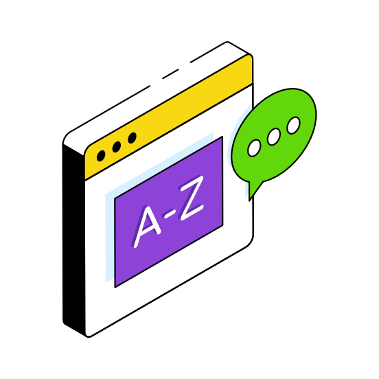 Online Dictionary, Vocabulary, Wordbook, Lexicon, Encyclopedia,  illustration