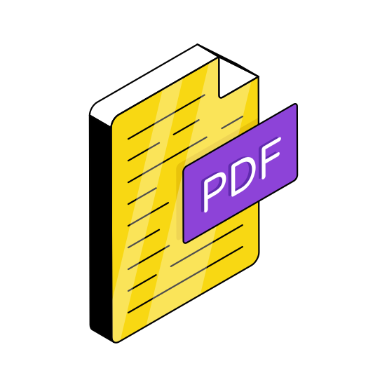 Pdf File, File Format, Filetype, File Extension, Document  illustration