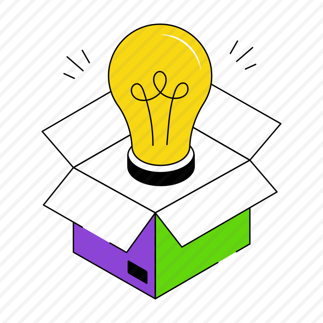 Think Outside The Box, Innovation, Creative Thinking, Cardboard, Idea,  preview