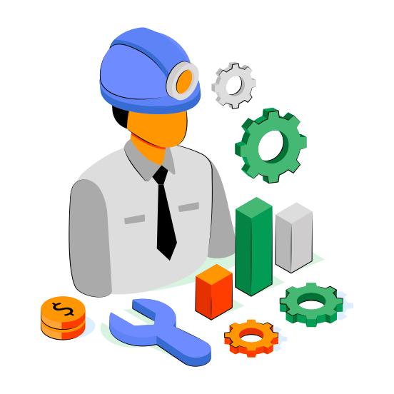 Business Manager, Business Controller, Business Organizer, Business Ceo, Business Executive  illustration