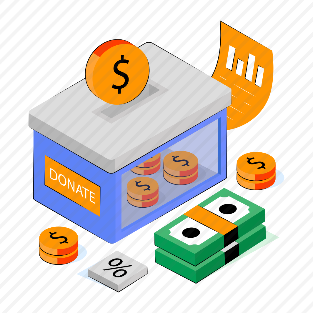 Donation Box, Charity Box, Funding, Endowment, Giving Money,  preview