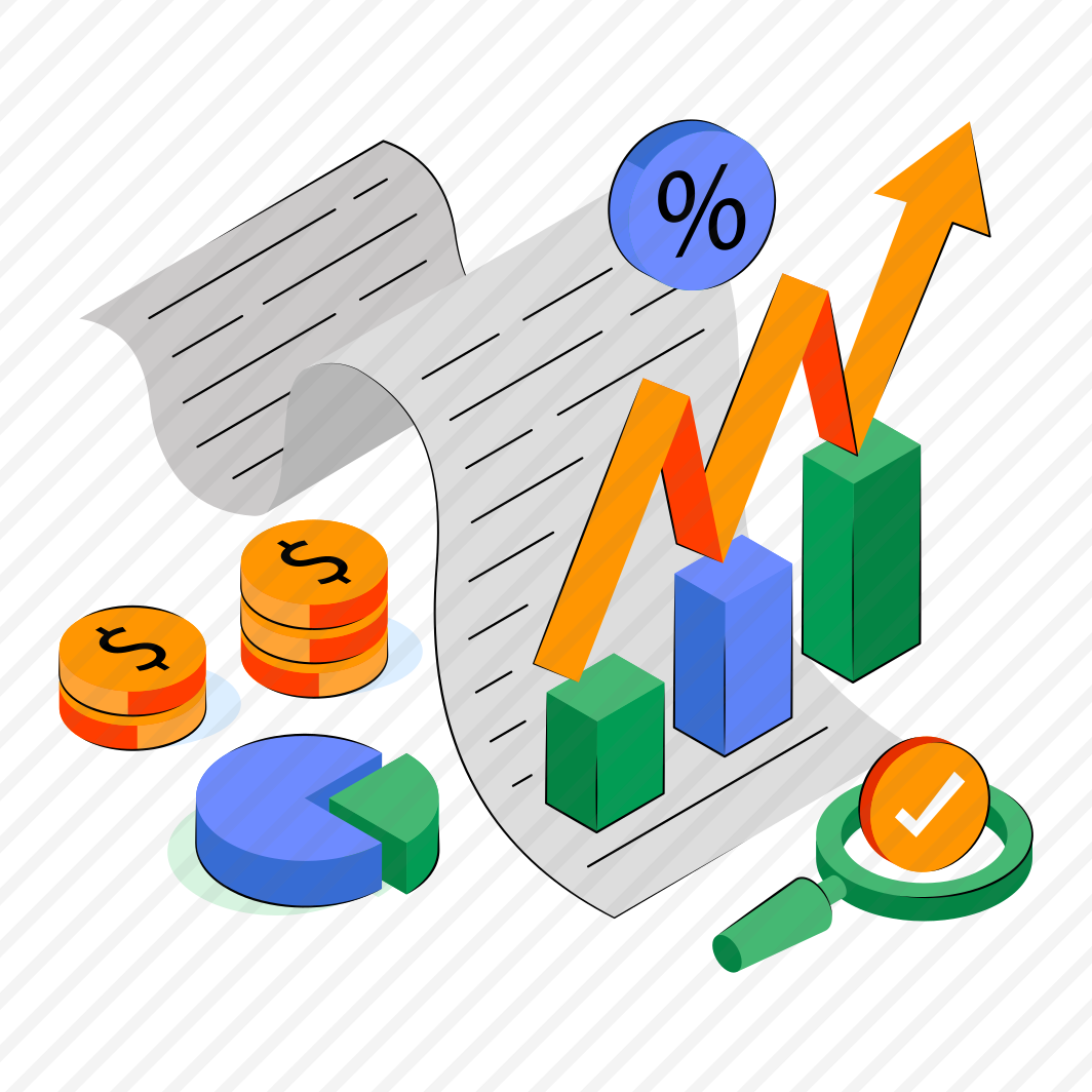 Financial Report, Data Analytics, Infographic, Statistics, Business Data,  preview