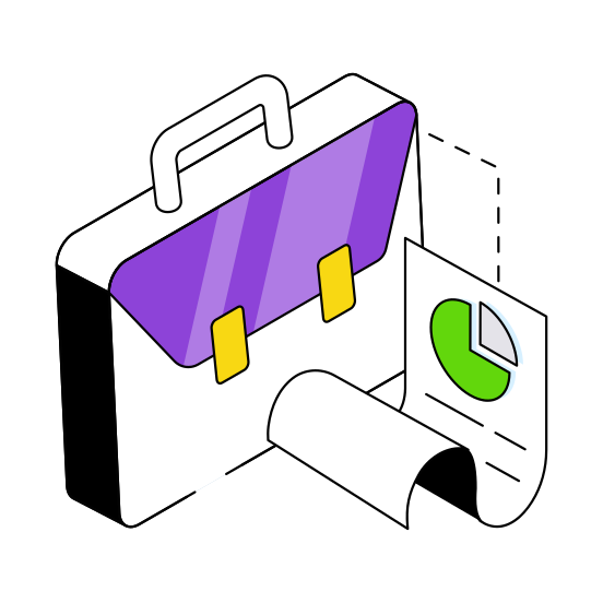 Business Bag, Bag, Portfolio, Briefcase, Office Bag,  illustration