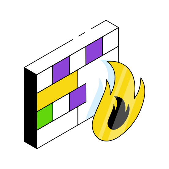 Firewall, Burning, Combustion, Flame, Fire illustration