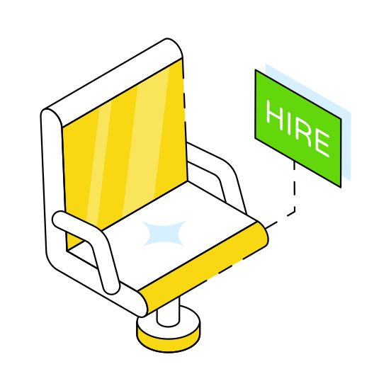 Seat Vacant, Vacant Chair, Empty Seat, Office Chair, Vacancy  illustration