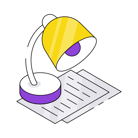 Study Lamp, Study Light, Electric Lamp, Electric Light, Night Lamp,  illustration