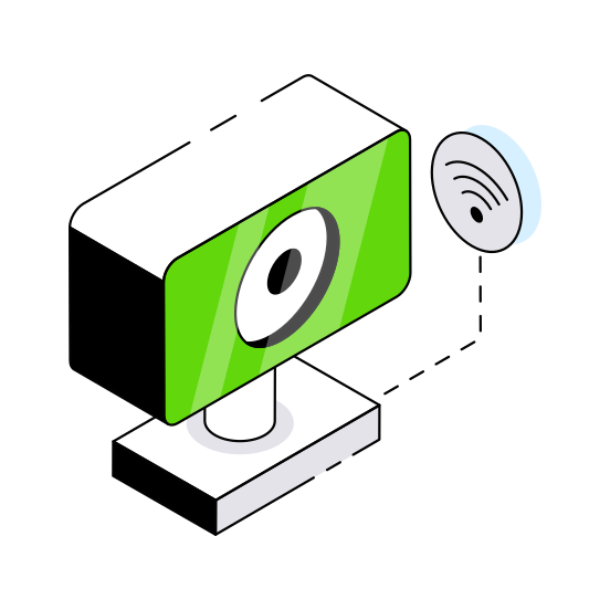 Webcam, Computer Camera, Live Camera, Internet Camera, Live Communication illustration