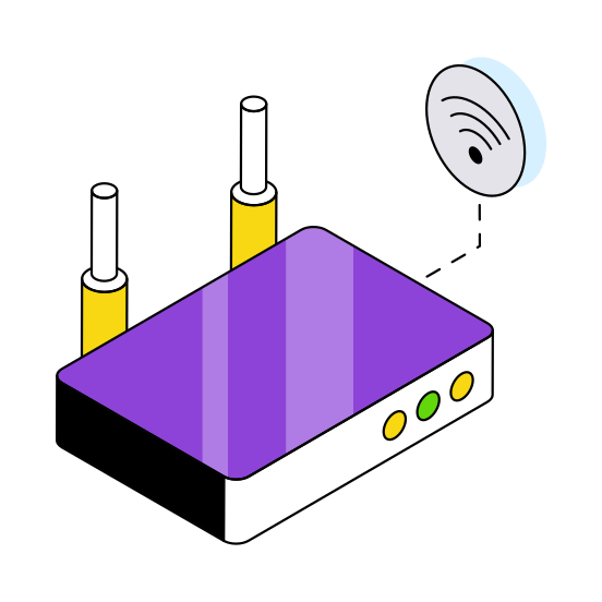 Wifi Router, Modem, Internet Device, Wireless Network, Broadband Connection, illustration