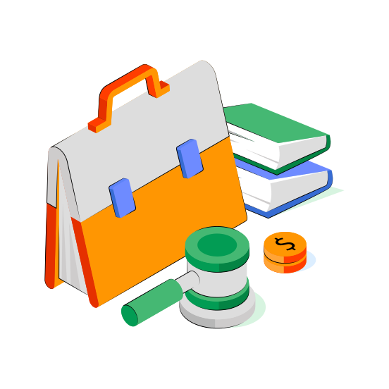 Business Law, Business Justice, Job Law, Job Justice, Corporate Law  illustration