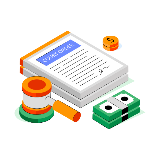 Court Order, Judge Order, Document, Doc, Archive  illustration