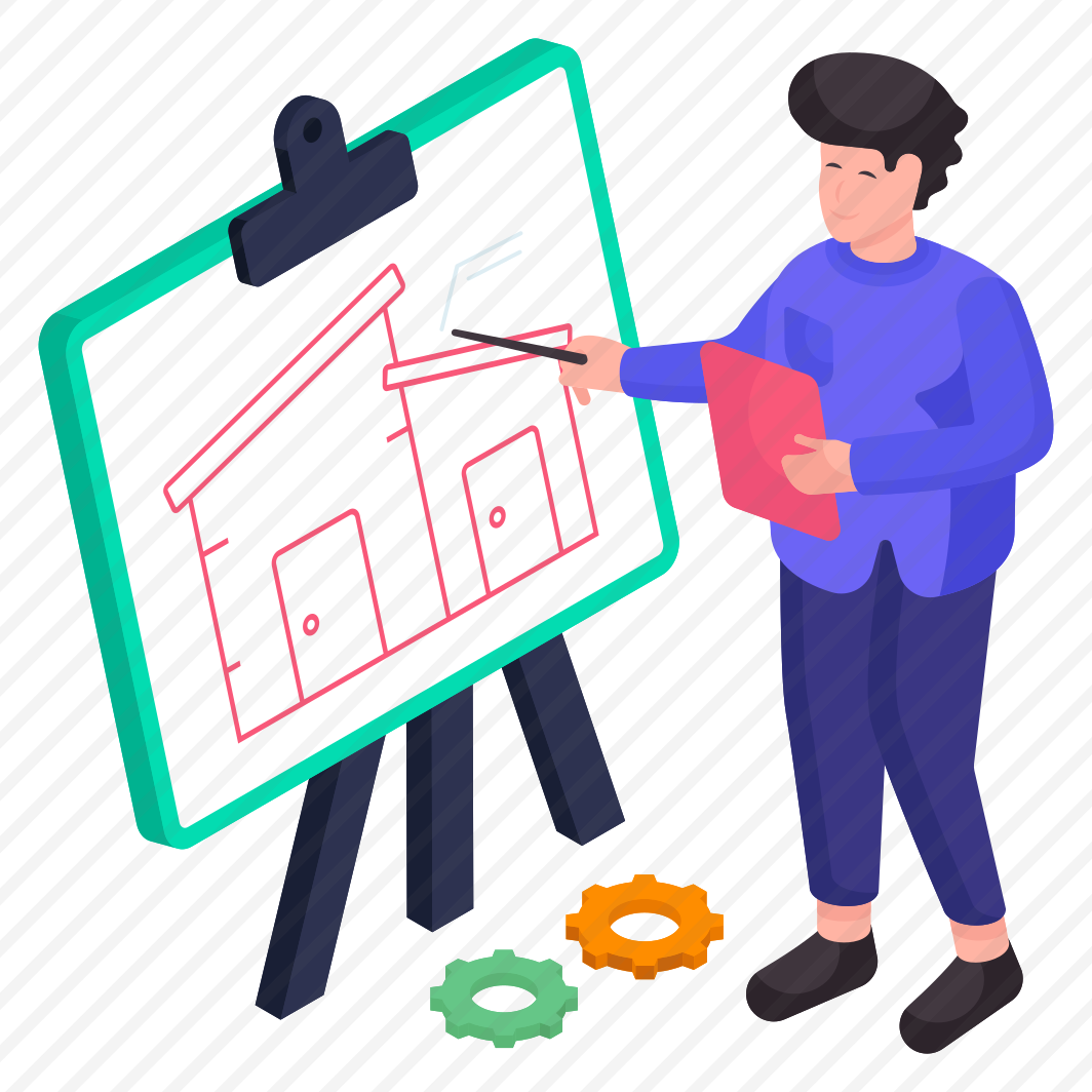 Blueprint, House Plan, House Map, Home Sketch, Building Sketch preview