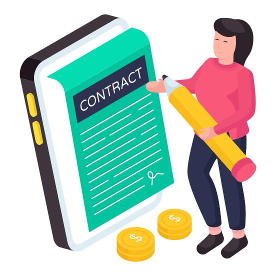 Contract Paper, Agreement, Deal, Home Contract, Document, illustration