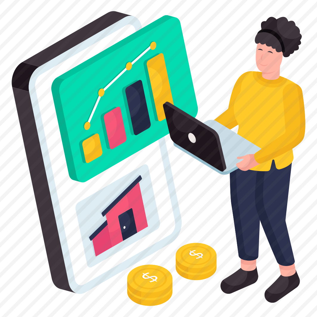 Mobile Property Analytics, Property Infographic, Property Statistics, Estate Analytics, Estate Infographic, preview