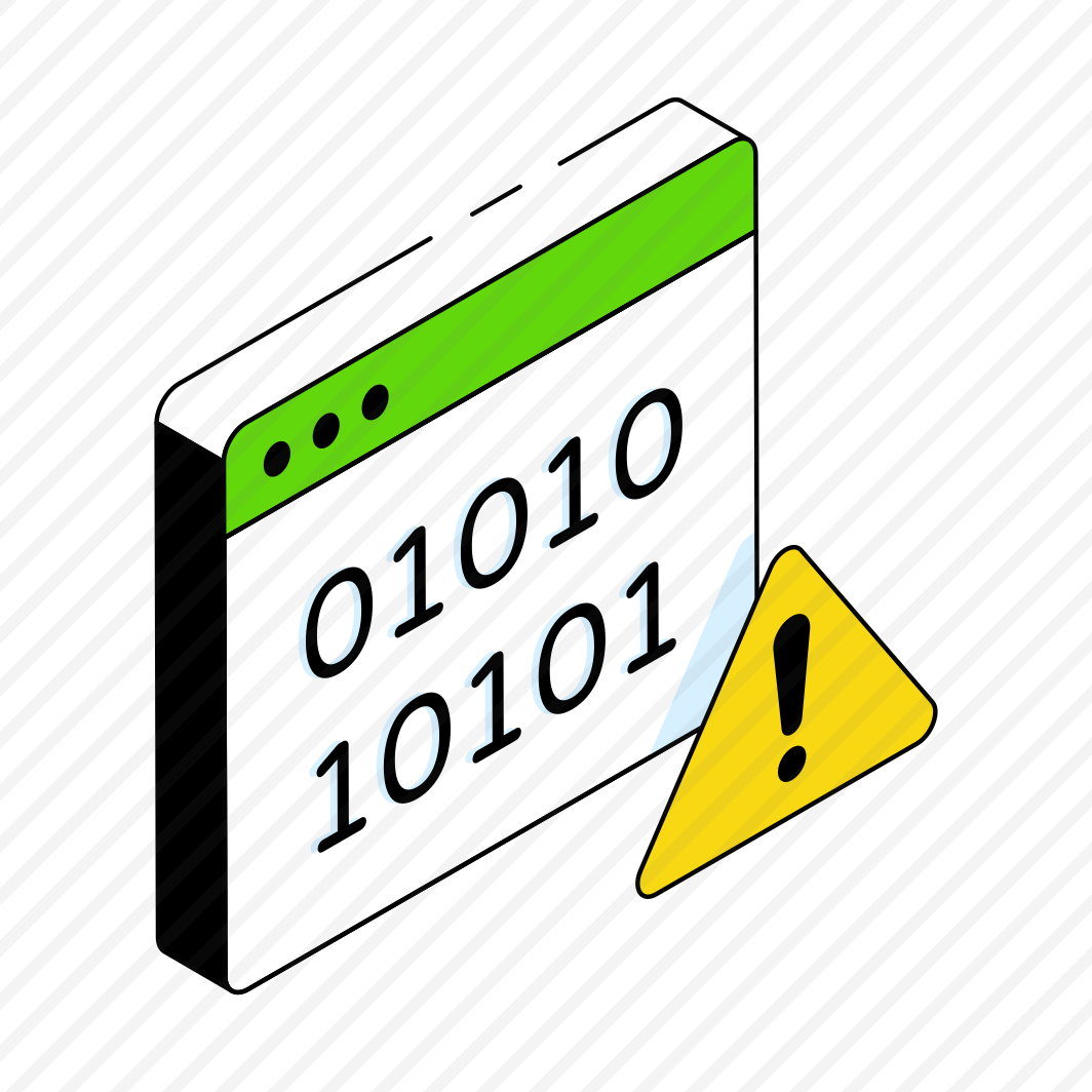 Binary Data Error, Binary Code, Digital Code, Online Coding, Numeric Code,  preview