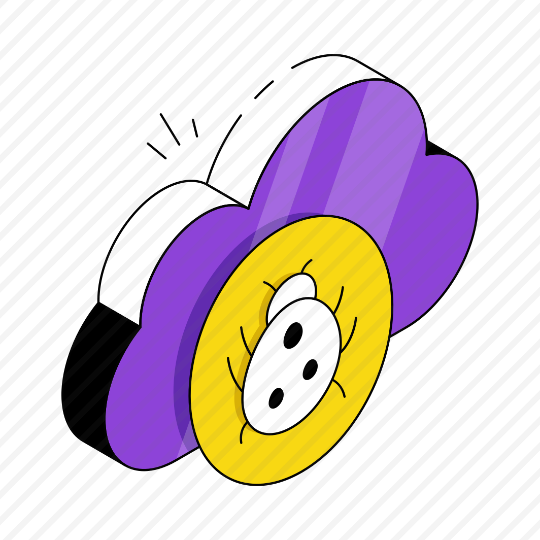 Cloud Bug, Cloud Virus, Infected Cloud, Cloud Technology, Cloud Computing,  preview