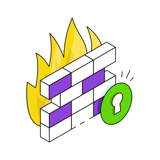 Firewall, Burning, Combustion, Flame, Fire illustration