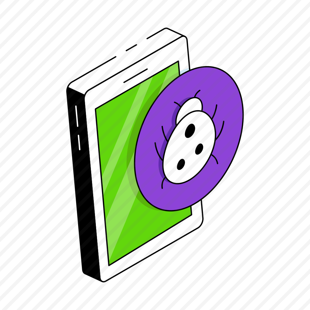 Mobile Bug, Mobile Malware, Infected Phone, Infected Mobile, Mobile Virus  preview