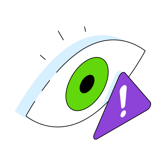 Monitoring Error, Monitoring Problem, Monitoring Alert, Inspection, Visualization,  illustration