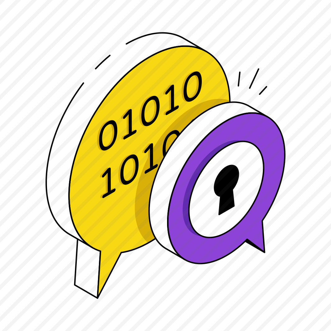 Secure Binary Chat, Encrypted Chat, Encrypted Message, Chat Security, Chat Protection  preview