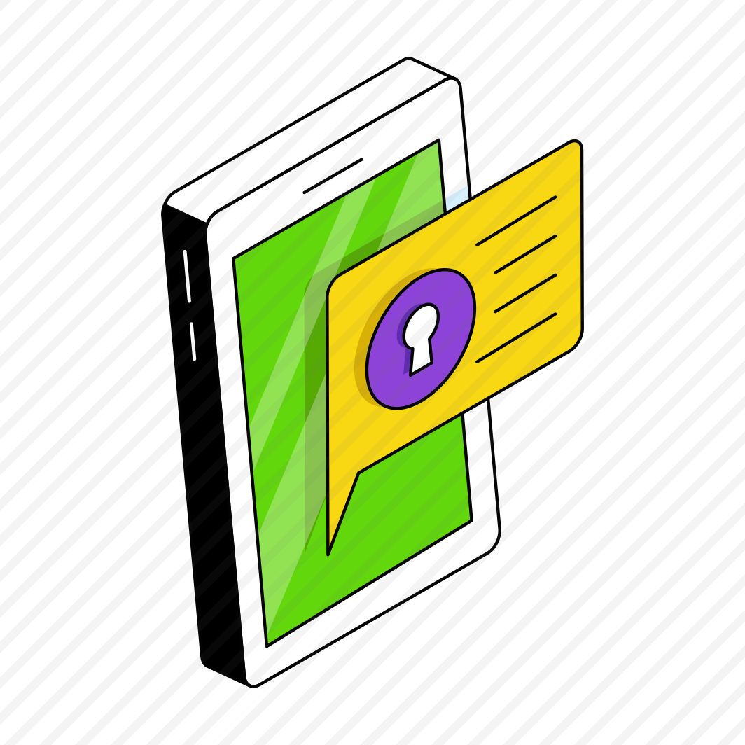 Secure Chat, Mobile Encrypted Chat, Encrypted Message, Chat Security, Chat Protection  preview